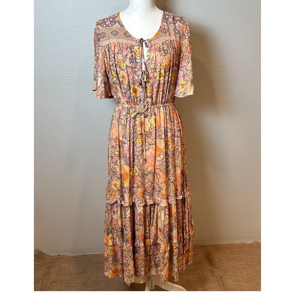 Spell & The Gypsy Collective Amethyst Garden Party Dress Boho Festival Floral S - Picture 2 of 12